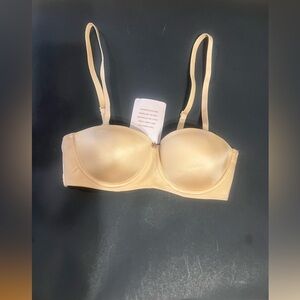 Salvage Strapless Beige Bra